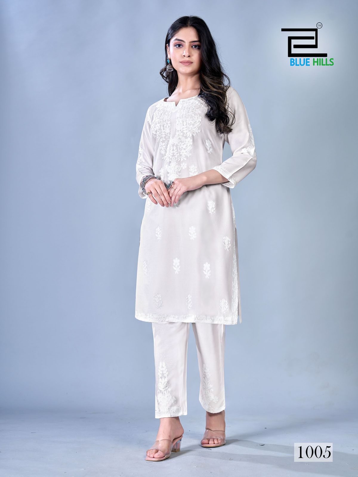 Sunburn 2024 By Blue Hills Rayon Embroidery Kurti With Bottom Wholesale Clothing Suppliers In India

